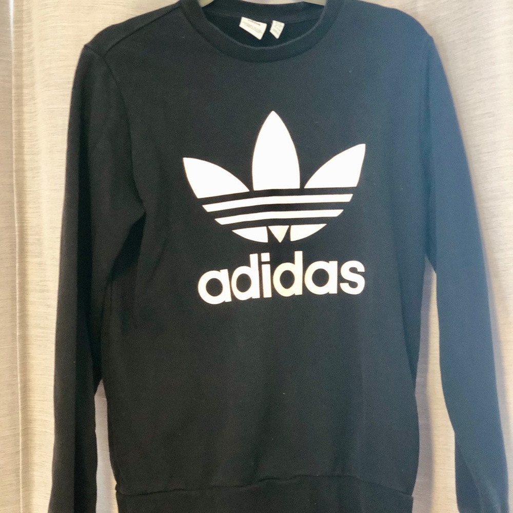 adidas trefoil crewneck